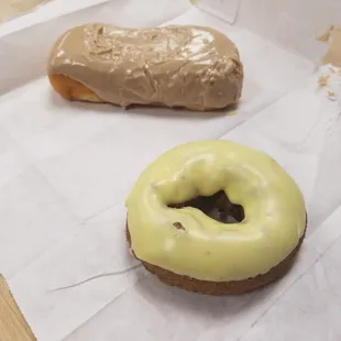 Maple/caramel glazed &amp; Lemon iced blueberry cake