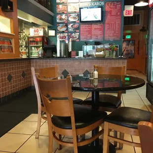 sushi and sashimi, interior