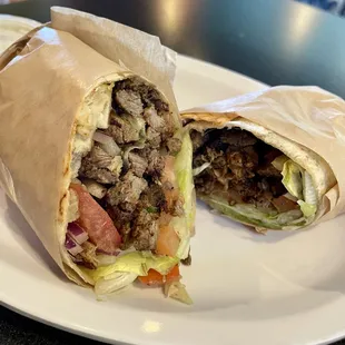 lamb shawarma wrap
