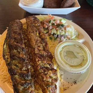 Chicken Seekh and amazing Farafels !