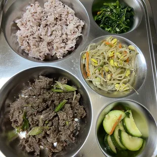 Bulgogi  lunch box.