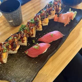 Seared Salmon Pressed Sushi