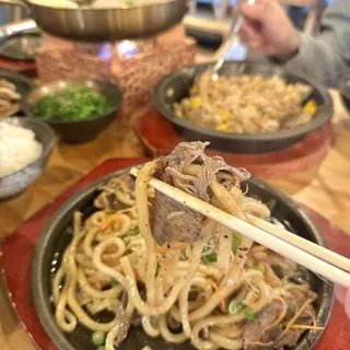 Sizzling Beef Udon
