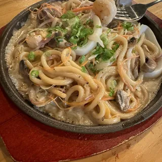 Sizzling Seafood Udon