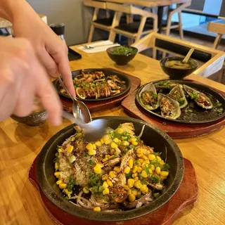 Sizzling Salmon pepper Rice