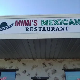 Difficult to locate while driving, easy to miss. The business sign doesn't do justice to the amazing Mexican food inside.