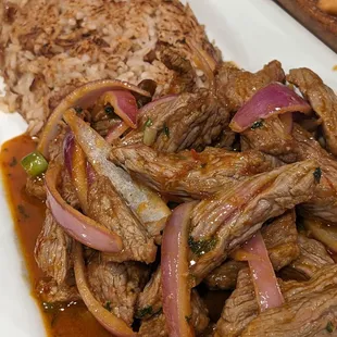 Best!!! So yummy!!! Tacu tacu con lomo al jugo.