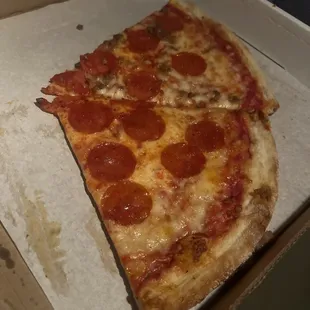 BIG slices of pizza