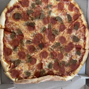 Pepperoni with meatballs
