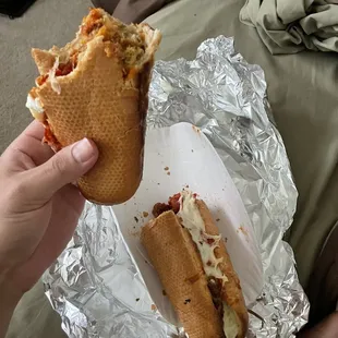 Eggplant parm sub