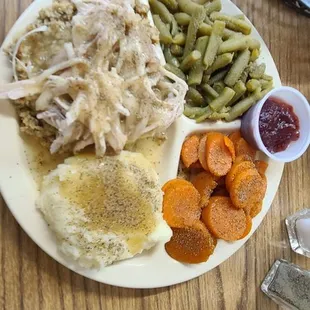 Turkey and stuffing