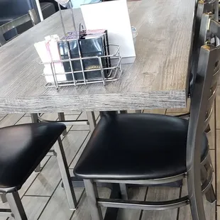 Nice tables and chairs