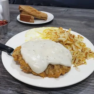 Chicken Fried Steak Breakfast