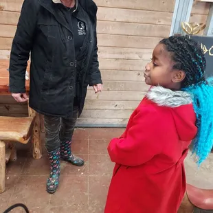 Owner with beautiful story. Bought back childhood farm after father passing. Who happened to have same birthday as daughter and ex