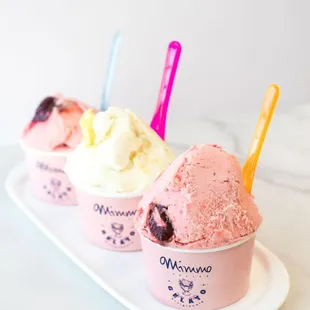 Housemade Gelato. Flavors change daily.