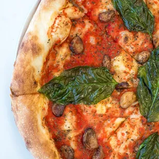 pizza, food