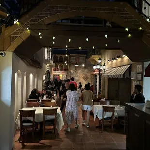 The inside view of the reataurant