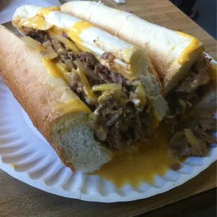 If you enjoy whiz dripping down your face, you&apos;ll enjoy their cheesesteaks