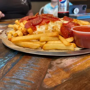 Loaded Pizza Fries.