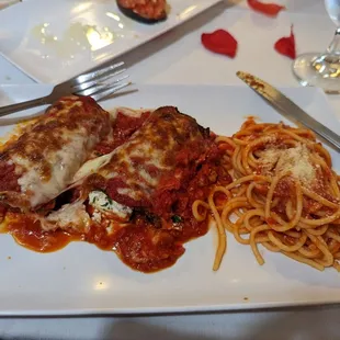 Eggplant rollatini . Yum!