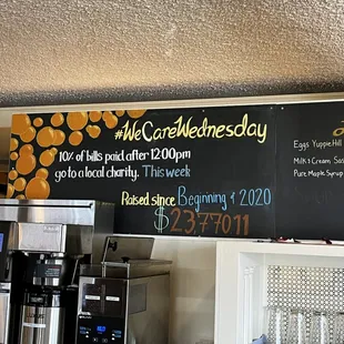 We Care Wednesday info.