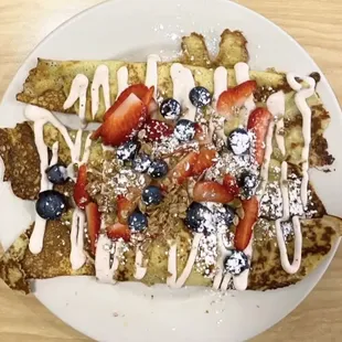 Fresh Fruit Blintzes