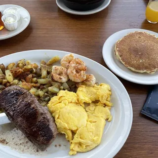Surf, Turf, and Eggs