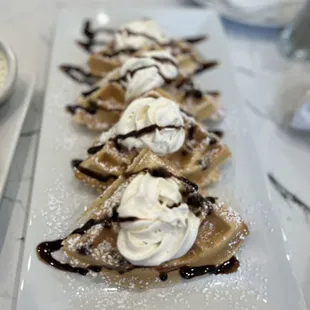 Chocolate chip waffles