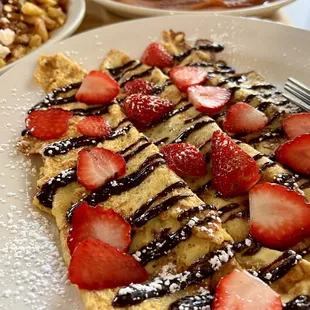 Crepe Ganache with Strawberries