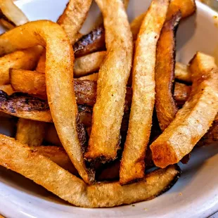 a bowl of french fries