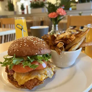 Crispy Chicken Ham Sandwich