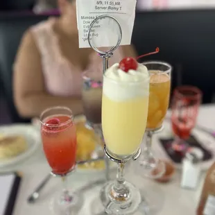 Mimosa flight (Dole Whip, Evil Queen, Bell bell &amp; Love Bug)