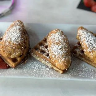 Chicken and waffles