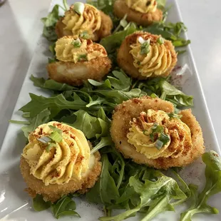 Fried Deviled Eggs