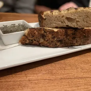 Garlic and herb focaccia