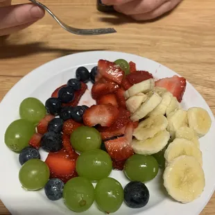 Fresh fruit plate