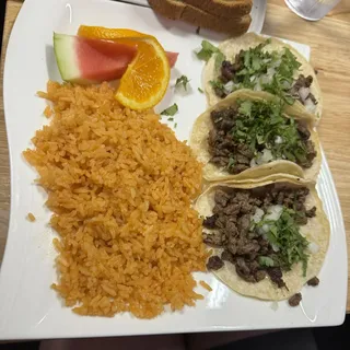 Taco Plate Lunch Special
