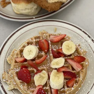 food, waffles