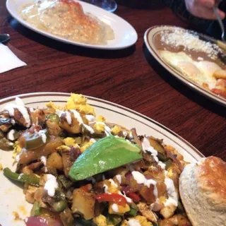 Chile Verde and Eggs