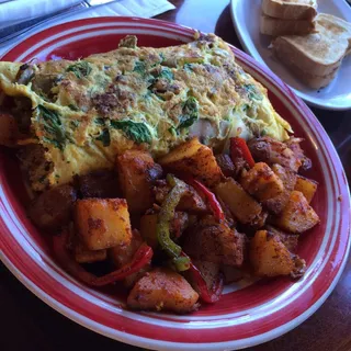 Chicken Apple Sausage Omelette