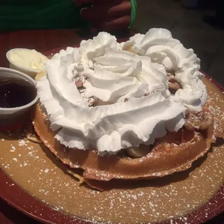 Cajeta Caramel Banana Walnut Waffle