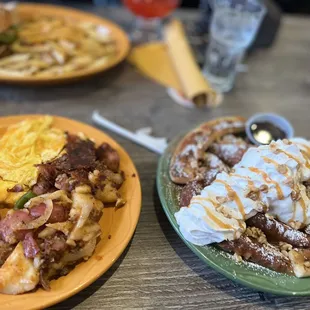 Banana Foster French Toast Combo