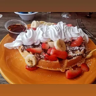 Nutella Waffle Combo