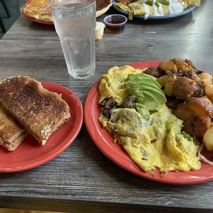 Steak and Avocado Omelette