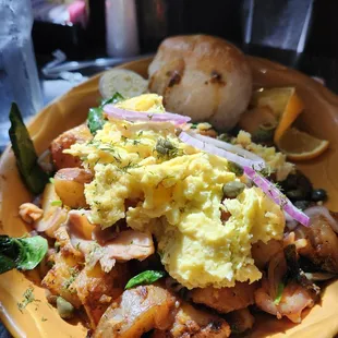 Smoked Salmon Skillet