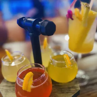 Mimosa flight and popsicle mimosa