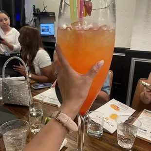 Strawberry mango mimosa