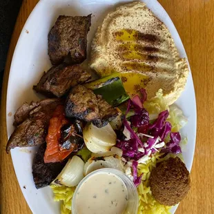 Shish kabob small plate