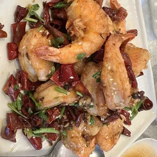 Sichuan Spicy Shrimp