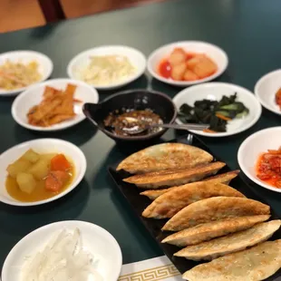 a variety of dishes